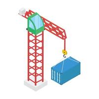 Container Lifting Concepts vector