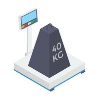 Weighing Machine Concepts vector