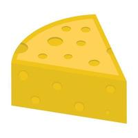 conceptos de rebanada de queso vector