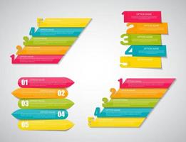 Infographic Templates Set for Business Vector Illustration