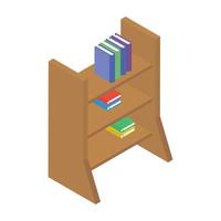 Trending Bookshelf Concepts vector