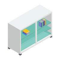 Trending Bookshelf Concepts vector