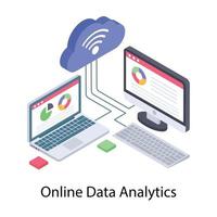 Online Data Analytics vector