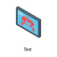 Radiology Test Concepts vector
