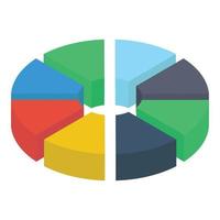 Pie Chart Concepts vector