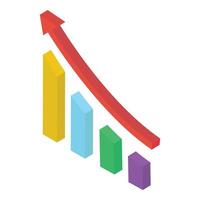 Growth Chart Concepts vector