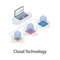 Cloud Technology Concepts vector