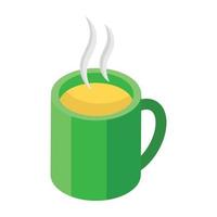 Hot Teacup Concepts vector