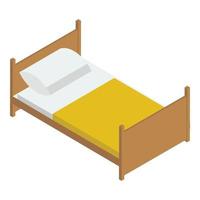 conceptos de muebles de cama vector