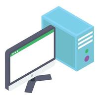 Personal Computer System vector