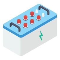 Power Battery Concepts vector