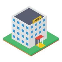 Hotel Building Concepts vector