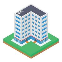 Hotel Building Concepts vector