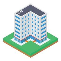 Hotel Building Concepts vector