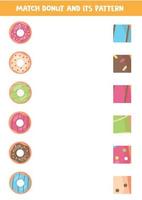 donuts patrón match.eps vector