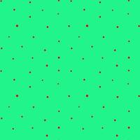 Vector illustration of seamless pattern with small Red dots covering bright green background