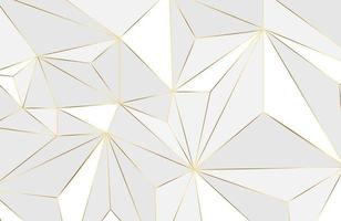 Abstract geometric layout background with white and gold element Abstract modern background vector