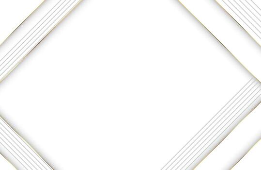 Abstract geometric line background with white and gold element Abstract modern background vector