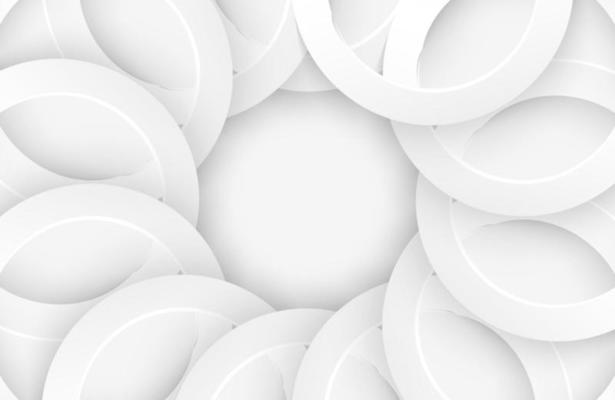 Abstract shape white background