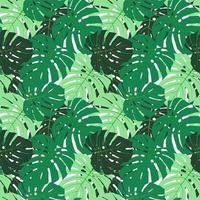 leaf background seamless pattern vector