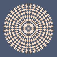 Colored hypnotic Abstract background. Vector Illustration.