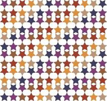 Colored Hypnotic Background Seamless Pattern. vector