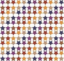 Colored Hypnotic Background Seamless Pattern. vector