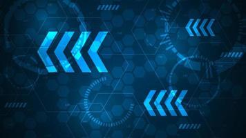 Sistema de transferencia de datos digitales que es rápido y moderno. vector