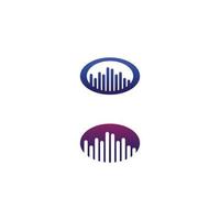 Sound waves vector illustration