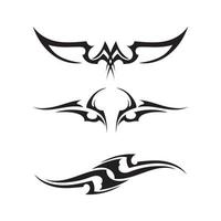 tribal ethnic tattoo icon vector illustration design logo