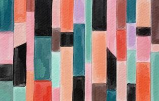Fondo de acuarela abstracta moderna en colores frescos vector