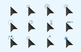 Mouse Cursor Concept vector