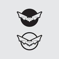 Bat logo animal and vector, wings, black, halloween, vampire, gothic, illustration, design bat icon vector