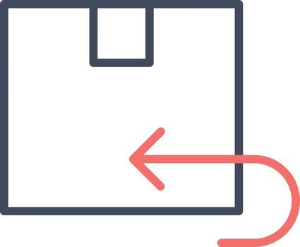 Package Return Icon vector