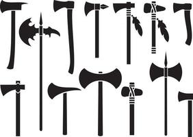 Axes Icons Set vector