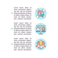 Social justice and inclusion concept line icons with text. PPT page vector template with copy space. Brochure, magazine, newsletter design element. Community life linear illustrations on white