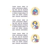 Diagnosing ASD in adolescents and adults concept line icons with text. PPT page vector template with copy space. Brochure, magazine, newsletter design element. Disorder linear illustrations on white