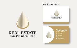 Real Estate Logo Template Isolated in White Background vector