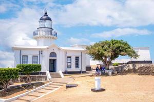 Qijin lighthouse in Kaohsiung, Taiwan photo