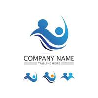 Water wave icon vector and design ocean beach logo business and nature abstract