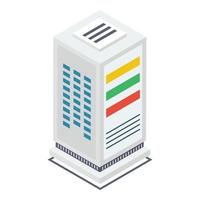 Data Center Rack vector