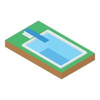 conceptos de piscina vector