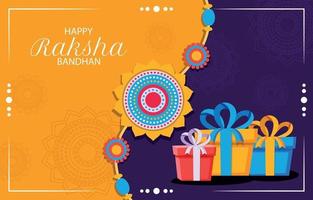 fondo de raksha bandhan vector