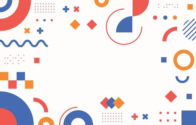 Flat Simple Geometric Background