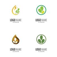 Leaf and Shutter Lens Aperture for Nature Photographer logo design inspiration vector