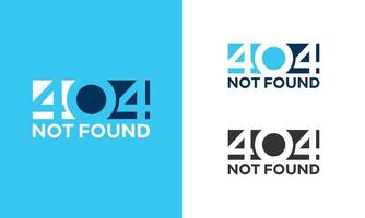 Simple 404 Page Not Found Error Background Illustration, vector