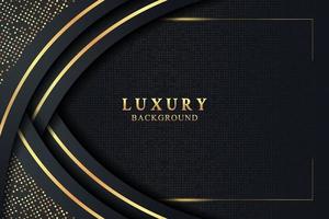 Elegant luxury background concept with black and gold texture vector