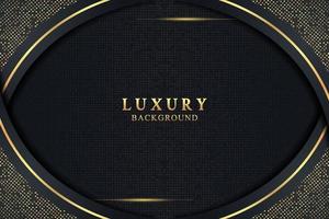 Elegant luxury background concept with black and gold texture vector