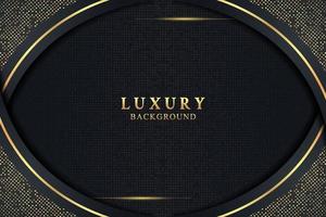 Elegant luxury background concept with black and gold texture vector