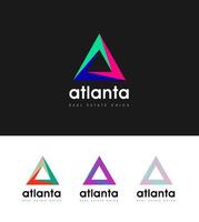 Real estate company logo design vector